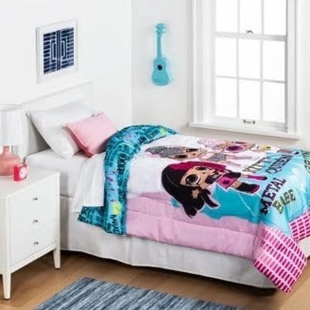 MGA Entertainment Comforter Kids Twin Multicolor New LOL Surprise Remix Concert